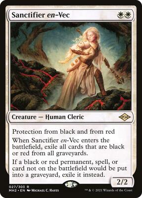 Sanctifier en-Vec card from Modern Horizons 2