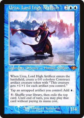 Urza, Lord High Artificer (Retro Frame) card from Modern Horizons