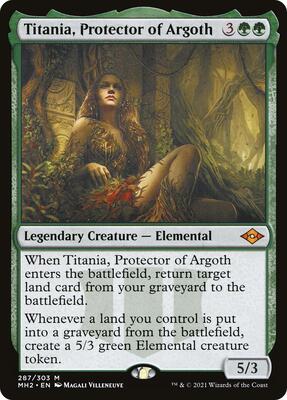 Titania, Protector of Argoth card from Modern Horizons 2