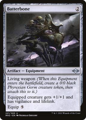 Batterbone card from Modern Horizons 2