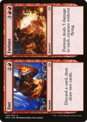 Fast // Furious card from Modern Horizons 2