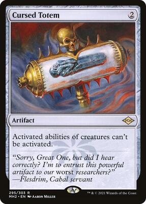 Cursed Totem card from Modern Horizons 2