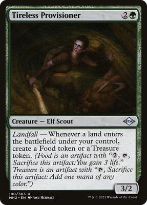 Tireless Provisioner card from Modern Horizons 2