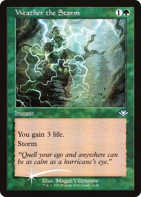 Weather the Storm (Retro Frame) card from Modern Horizons