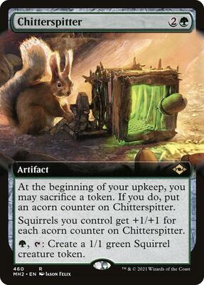 Chitterspitter (Extended Art) card from Modern Horizons 2