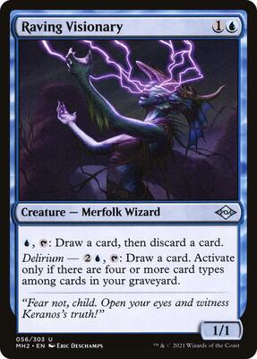 Raving Visionary card from Modern Horizons 2