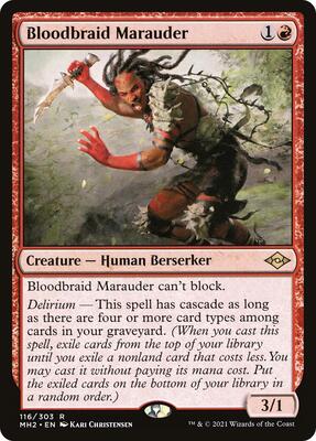 Bloodbraid Marauder card from Modern Horizons 2