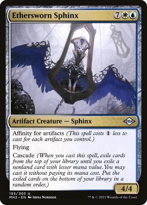 Ethersworn Sphinx card from Modern Horizons 2