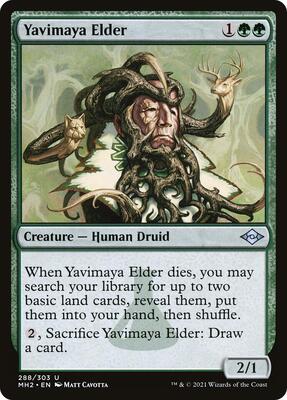Yavimaya Elder card from Modern Horizons 2