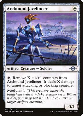 Arcbound Javelineer card from Modern Horizons 2