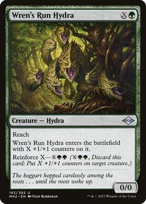 Wren's Run Hydra card from Modern Horizons 2