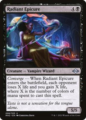 Radiant Epicure card from Modern Horizons 2