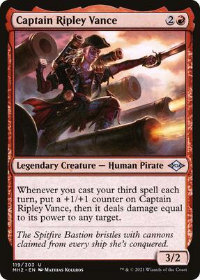 Captain Ripley Vance card from Modern Horizons 2
