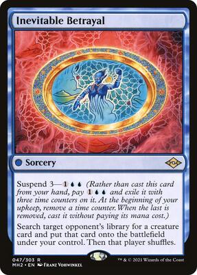Inevitable Betrayal card from Modern Horizons 2