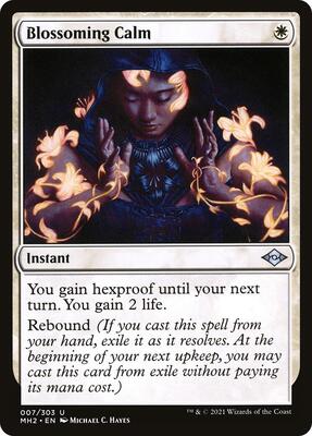 Blossoming Calm card from Modern Horizons 2