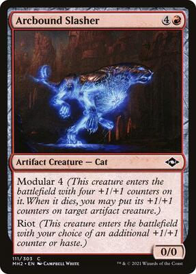 Arcbound Slasher card from Modern Horizons 2