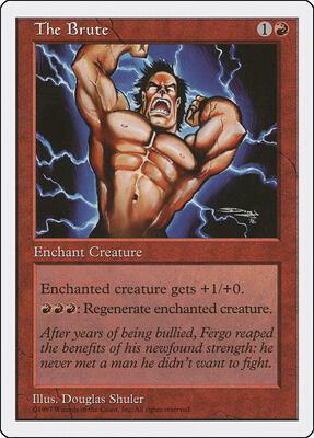 The Brute card from Fifth Edition