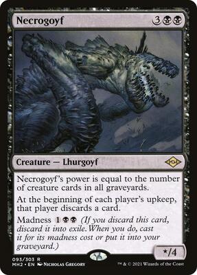 Necrogoyf card from Modern Horizons 2