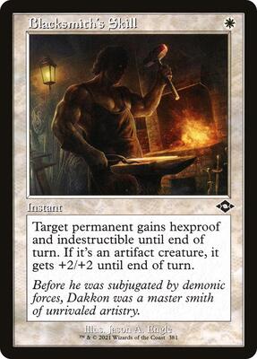 Blacksmith's Skill (Retro Frame) card from Modern Horizons 2