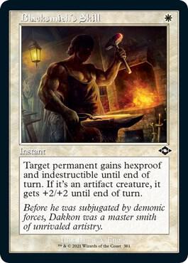 Blacksmith's Skill (Retro Frame) (Foil Etched) card from Modern Horizons 2