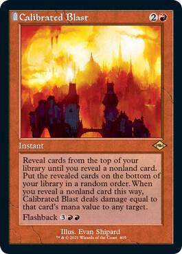 Calibrated Blast (Retro Frame) (Foil Etched) card from Modern Horizons 2
