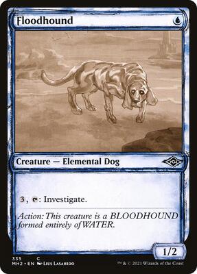 Floodhound (Showcase) card from Modern Horizons 2