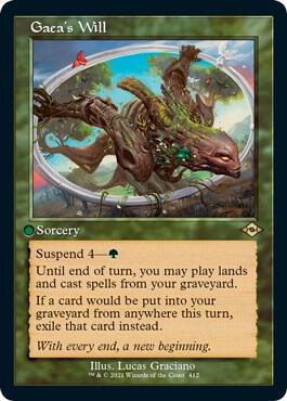 Gaea's Will (Retro Frame) (Foil Etched) card from Modern Horizons 2