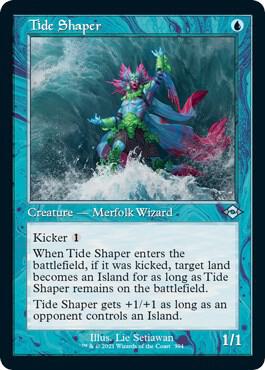 Tide Shaper (Retro Frame) (Foil Etched) card from Modern Horizons 2