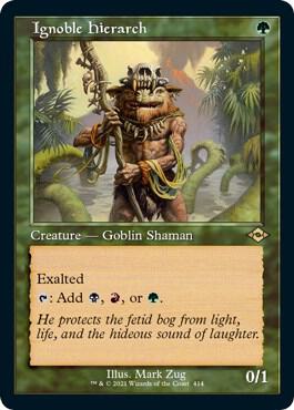 Ignoble Hierarch (Retro Frame) (Foil Etched) card from Modern Horizons 2
