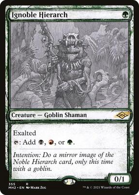 Ignoble Hierarch (Showcase) card from Modern Horizons 2
