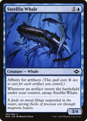Steelfin Whale card from Modern Horizons 2