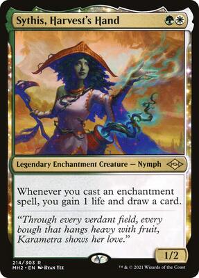 Sythis, Harvest's Hand card from Modern Horizons 2