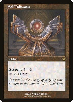 Sol Talisman (Retro Frame) card from Modern Horizons 2