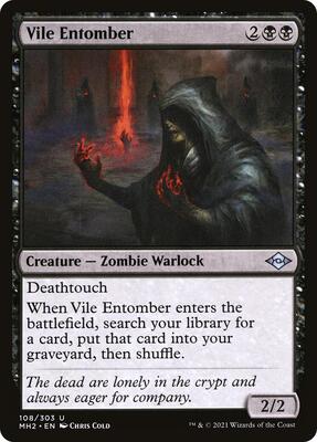 Vile Entomber card from Modern Horizons 2