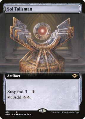 Sol Talisman (Extended Art) card from Modern Horizons 2