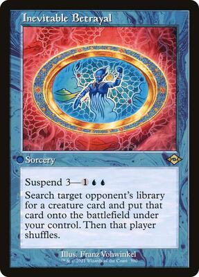 Inevitable Betrayal (Retro Frame) card from Modern Horizons 2
