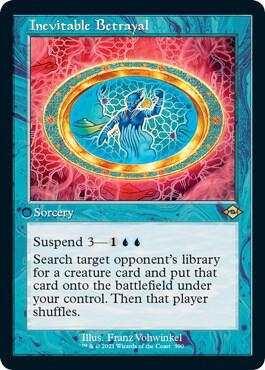 Inevitable Betrayal (Retro Frame) (Foil Etched) card from Modern Horizons 2