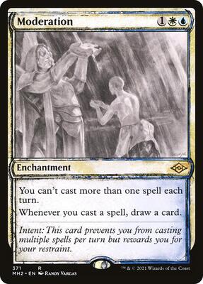 Moderation (Showcase) card from Modern Horizons 2