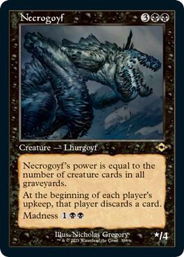 Necrogoyf (Retro Frame) (Foil Etched) card from Modern Horizons 2