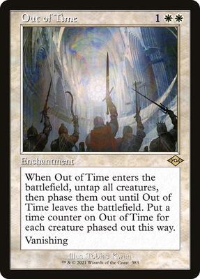 Out of Time (Retro Frame) card from Modern Horizons 2