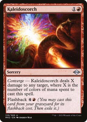 Kaleidoscorch card from Modern Horizons 2