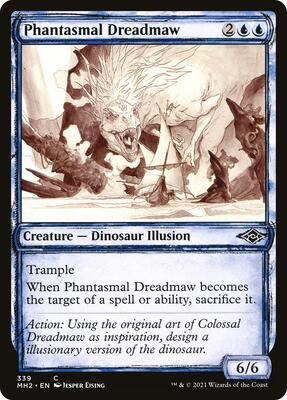 Phantasmal Dreadmaw (Showcase) card from Modern Horizons 2