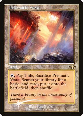 Prismatic Vista (Retro Frame) card from Modern Horizons