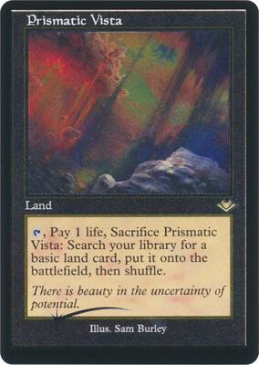 Prismatic Vista (Retro Frame) (Foil Etched) card from Modern Horizons