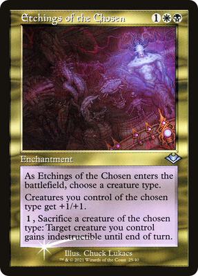 Etchings of the Chosen (Retro Frame) card from Modern Horizons