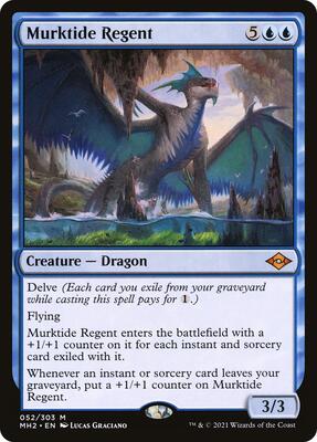 Murktide Regent card from Modern Horizons 2