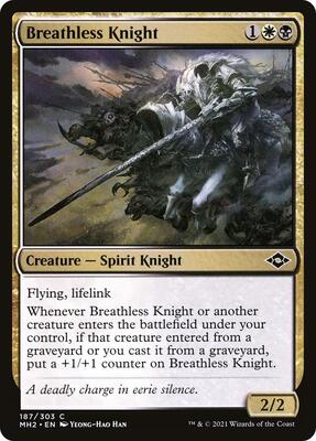 Breathless Knight card from Modern Horizons 2