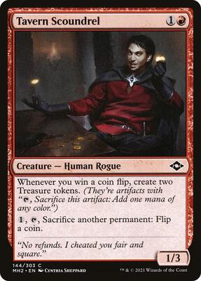 Tavern Scoundrel card from Modern Horizons 2