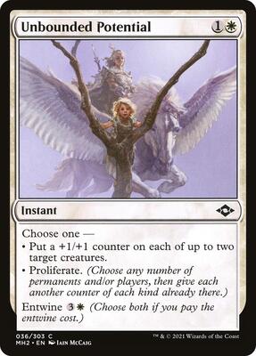 Unbounded Potential card from Modern Horizons 2
