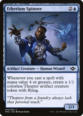 Etherium Spinner card from Modern Horizons 2